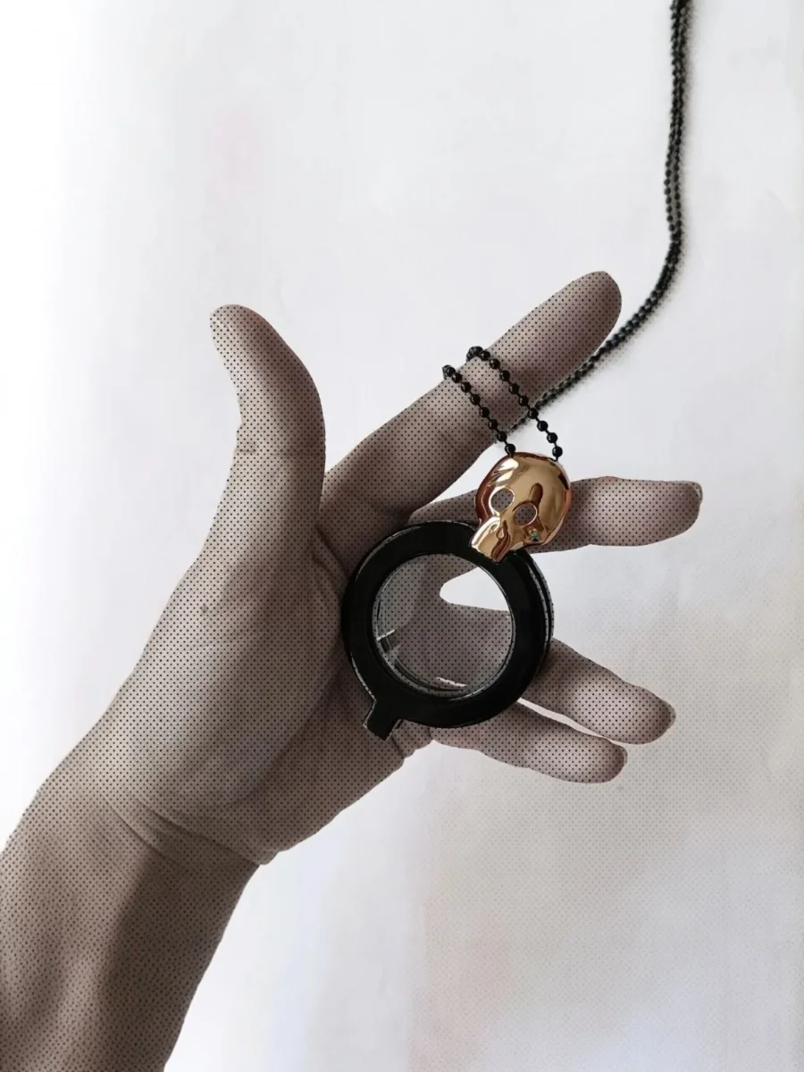 COLGANTE-GAFAS CALAVERA NEGRA - Imagen 3