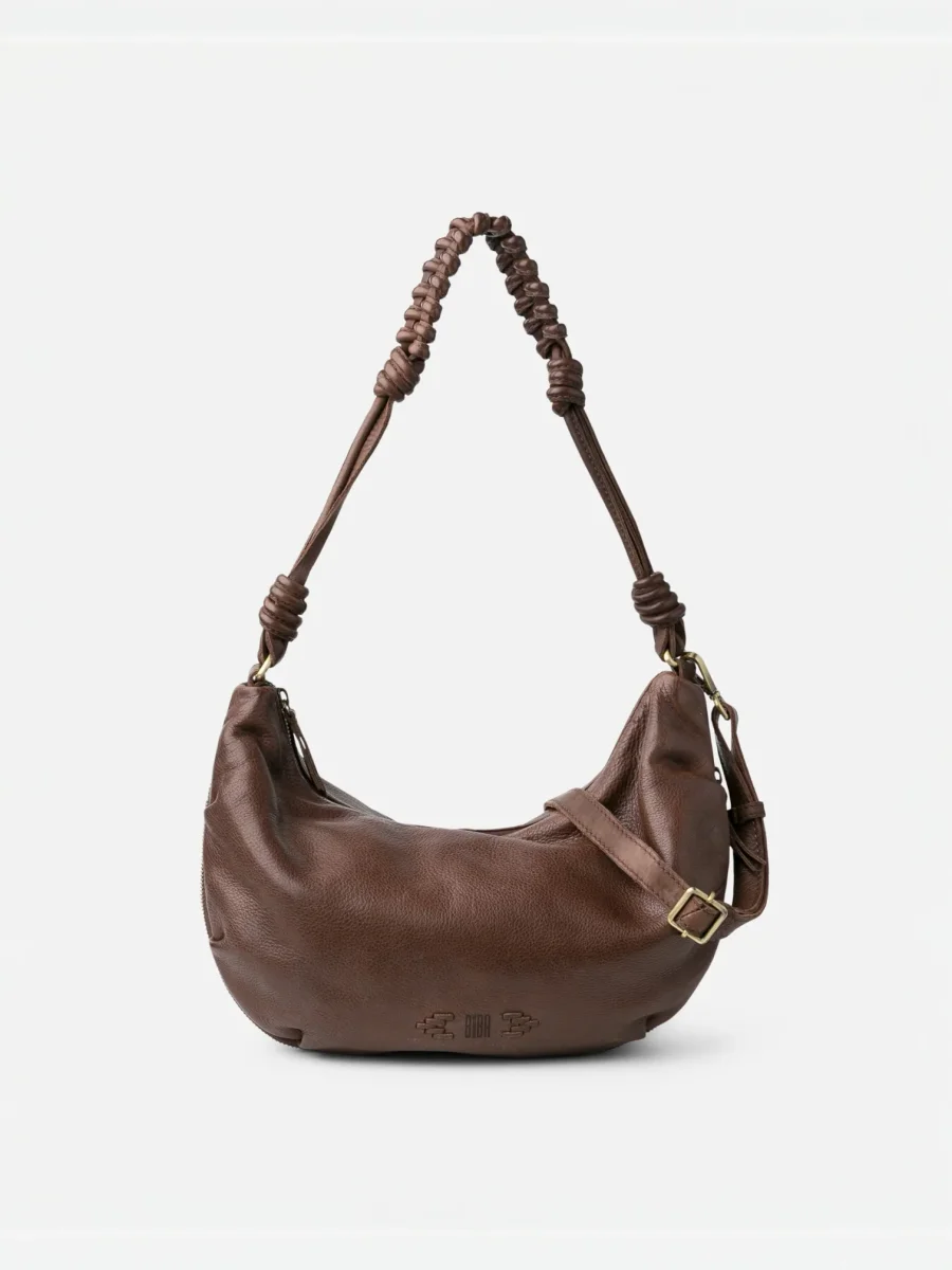 BOLSO DE HOMBRO NILAND MARRÓN OSCURO - Imagen 2