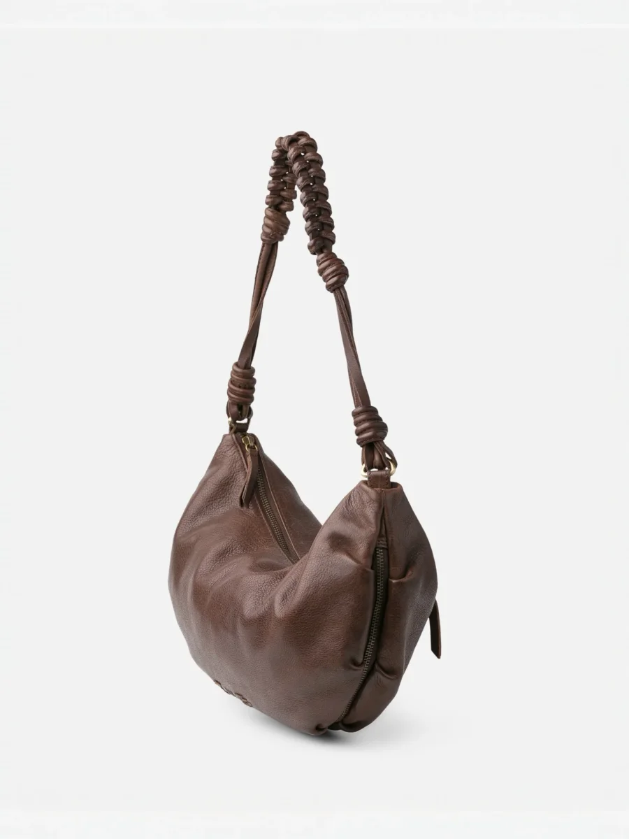 BOLSO DE HOMBRO NILAND MARRÓN OSCURO - Imagen 3
