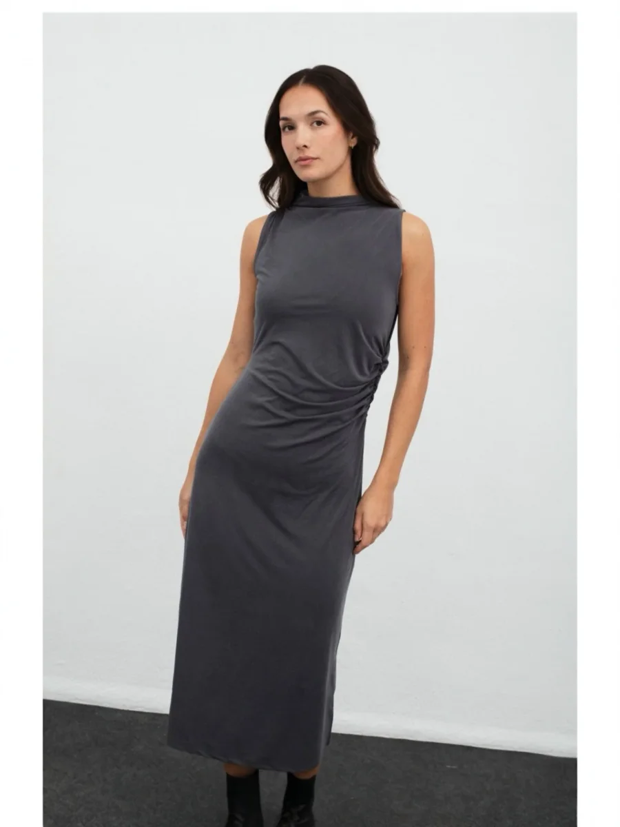 VESTIDO SMITHFIELD GRIS - Imagen 2