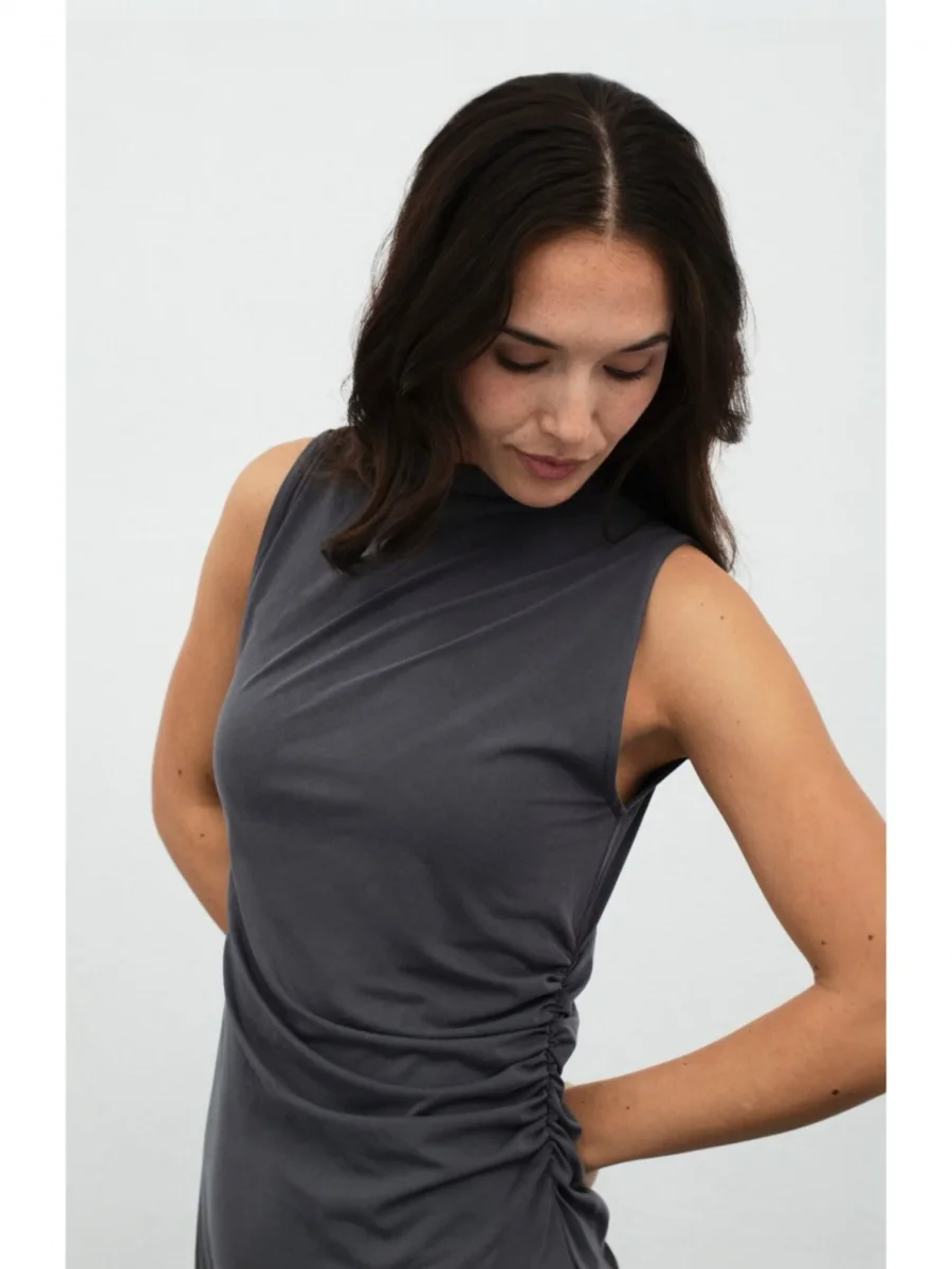 VESTIDO SMITHFIELD GRIS - Imagen 3