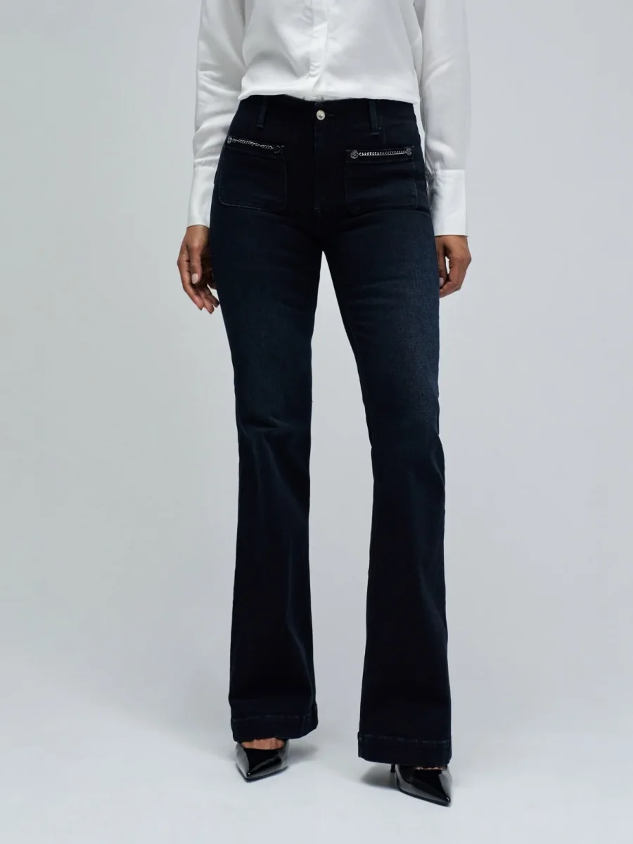 VAQUEROS DESTINY PUSH UP FLARE AZUL - Imagen 2