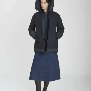 CHAQUETA BECANCOUR MID NAVY