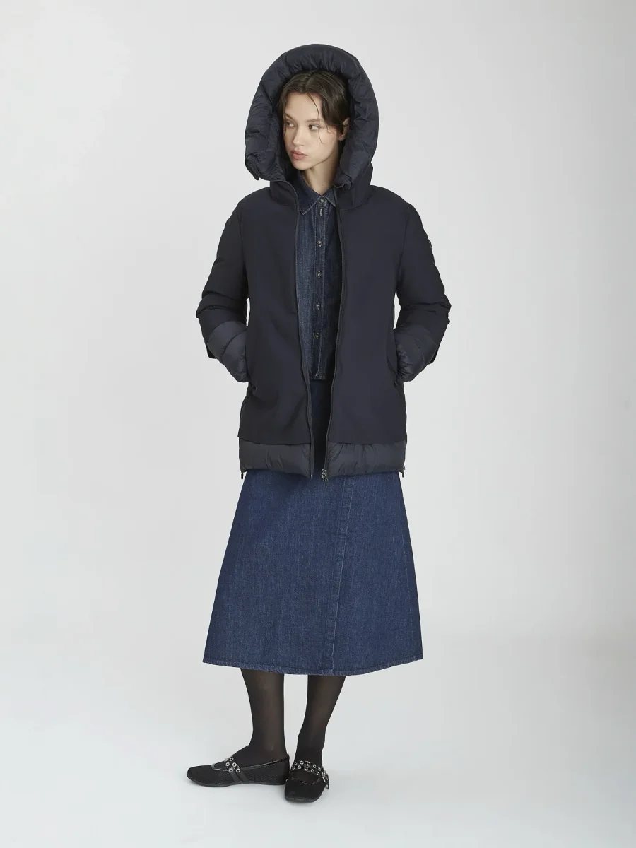 CHAQUETA BECANCOUR MID NAVY - Imagen 2