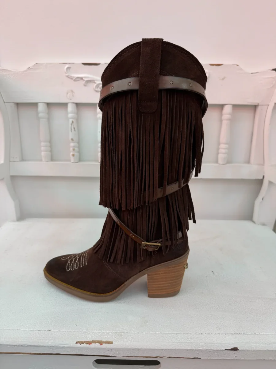 BOTA WESTERN KANSAS MARRÓN - Imagen 3