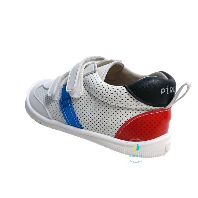 Piruflex Deportiva Microfibra Perforado Azul Rojo - Imagen 4