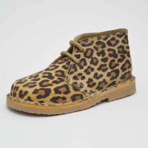 Pisacacas bota safari leopardo