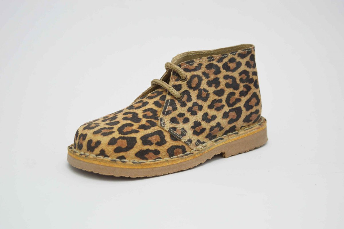 Pisacacas bota safari leopardo
