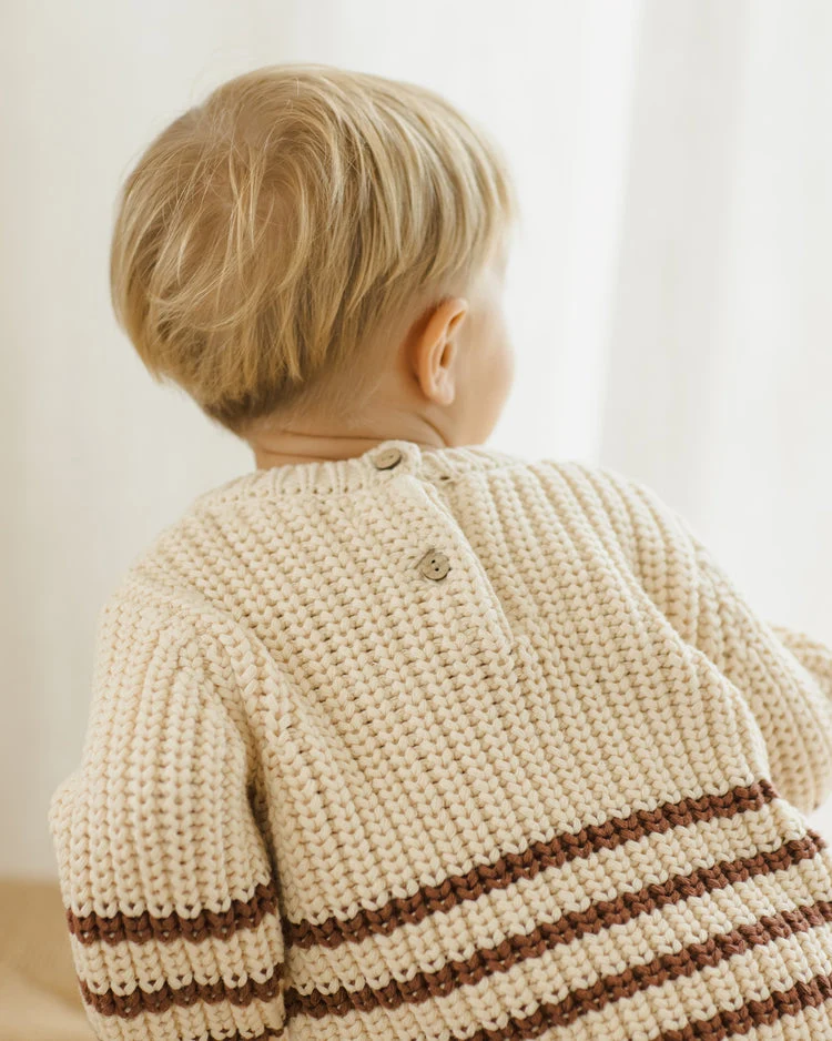 Jersey punto rayas granate- QUINCY MAE - Imagen 5