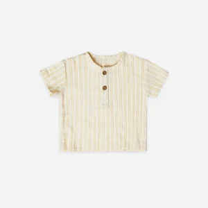 Camisa de rayas amarillas- QUINCY MAE