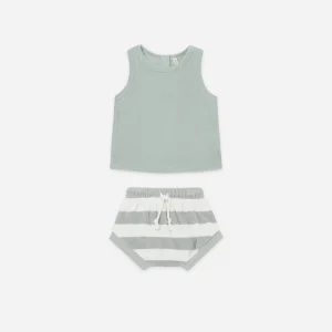 Conjunto top y short rayas - Quincy Mae