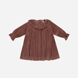 Vestido terciopelo granate - QUINCY MAE