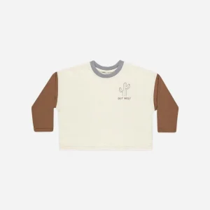 Camiseta manga larga Color Block Cactus - RYLEE + CRU