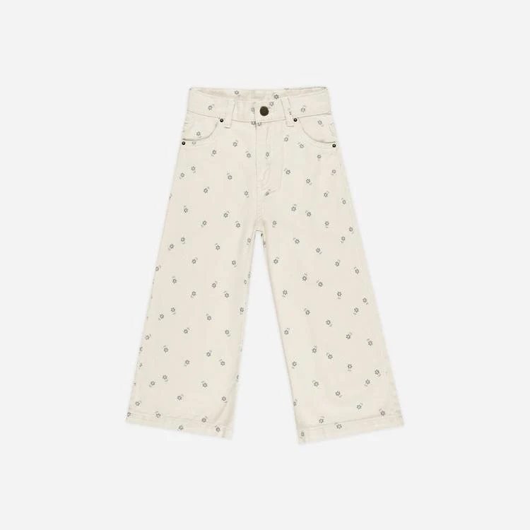 Pantalón de sarga estampado flores - RYLEE + CRU - Imagen 2