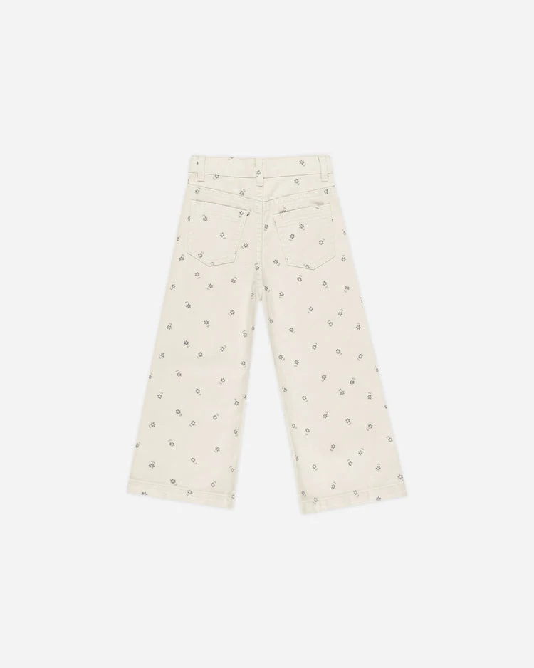 Pantalón de sarga estampado flores - RYLEE + CRU - Imagen 3