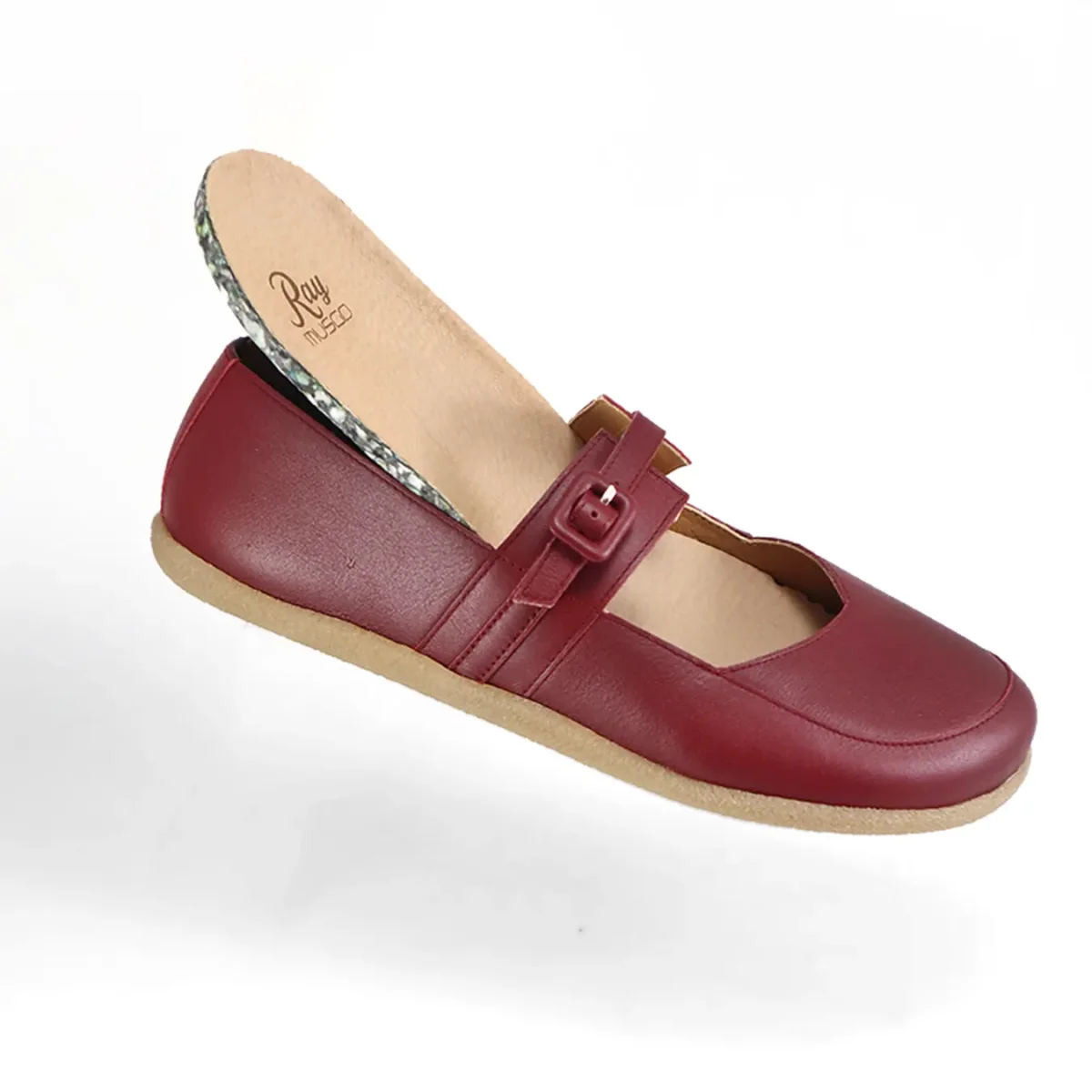 Ray Musgo Merceditas Barefoot Baxa Burdeos - Imagen 5
