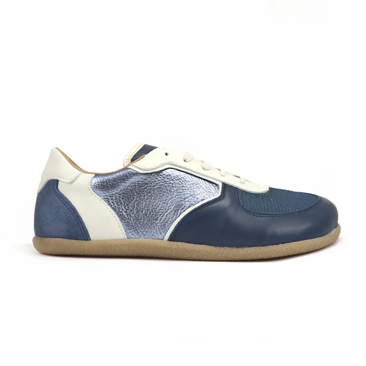 Ray Musgo Zapatillas Barefoot Ancharia Azul Metalizado - Imagen 2