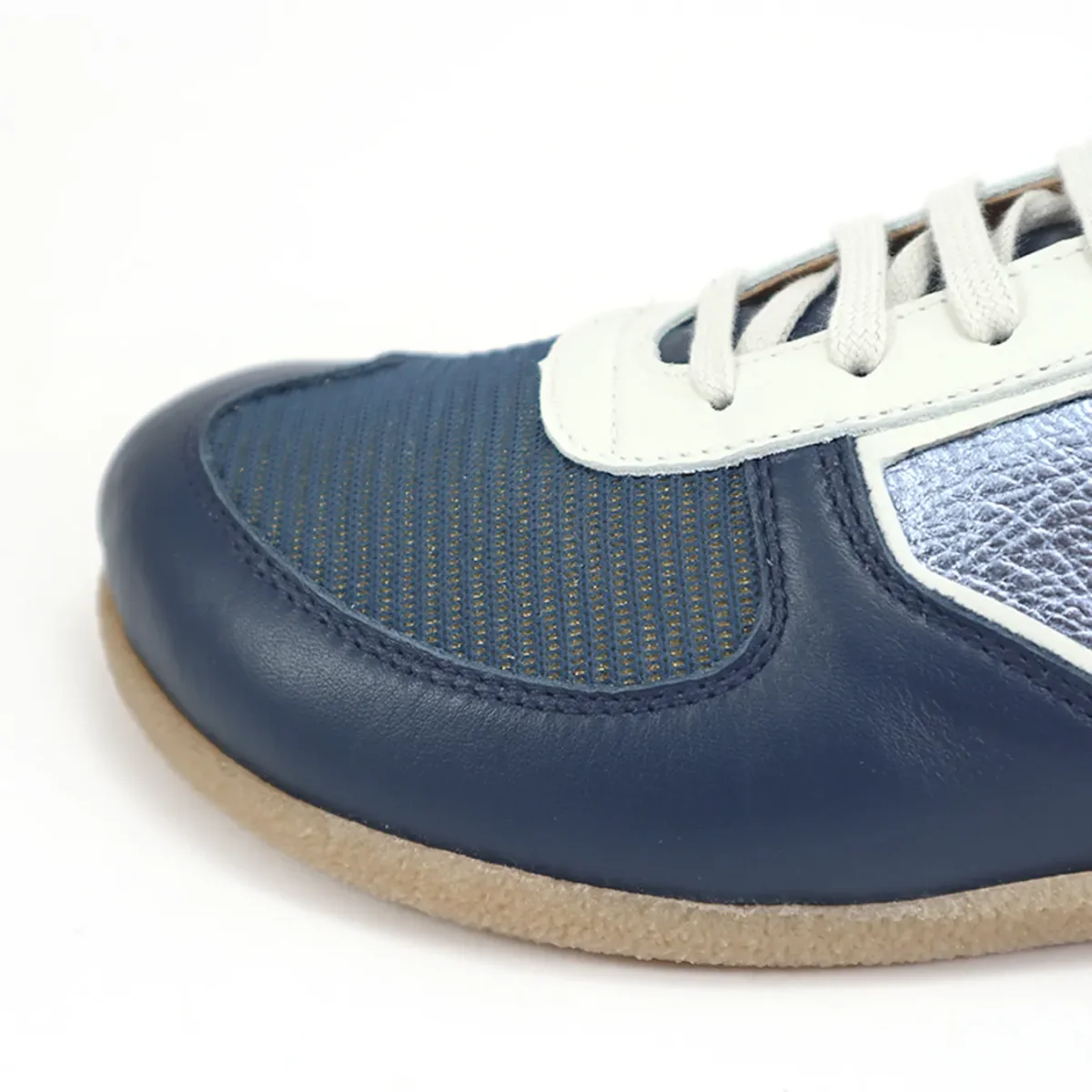 Ray Musgo Zapatillas Barefoot Ancharia Azul Metalizado - Imagen 5