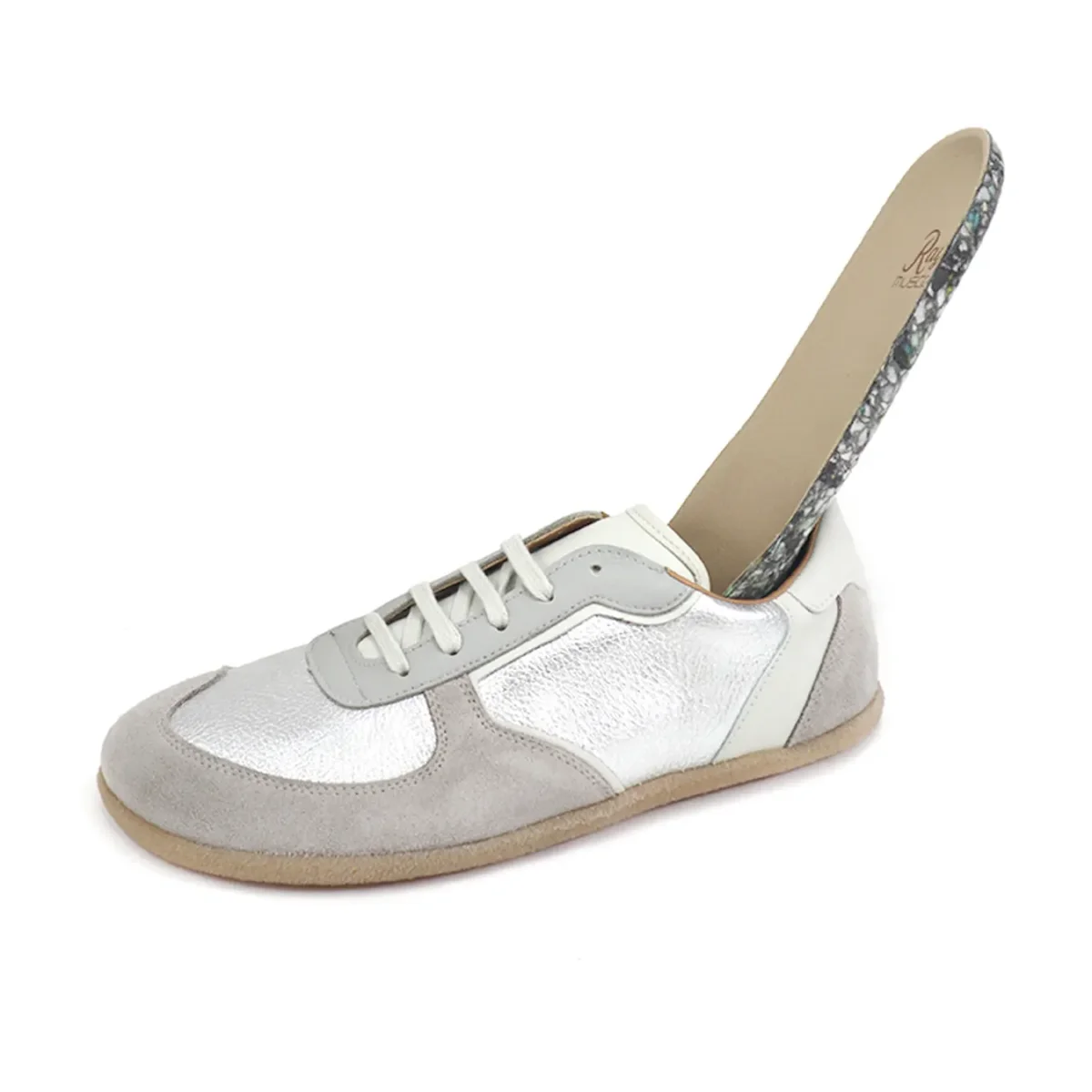Ray Musgo Zapatillas Barefoot Ancharia Gris Plata - Imagen 3