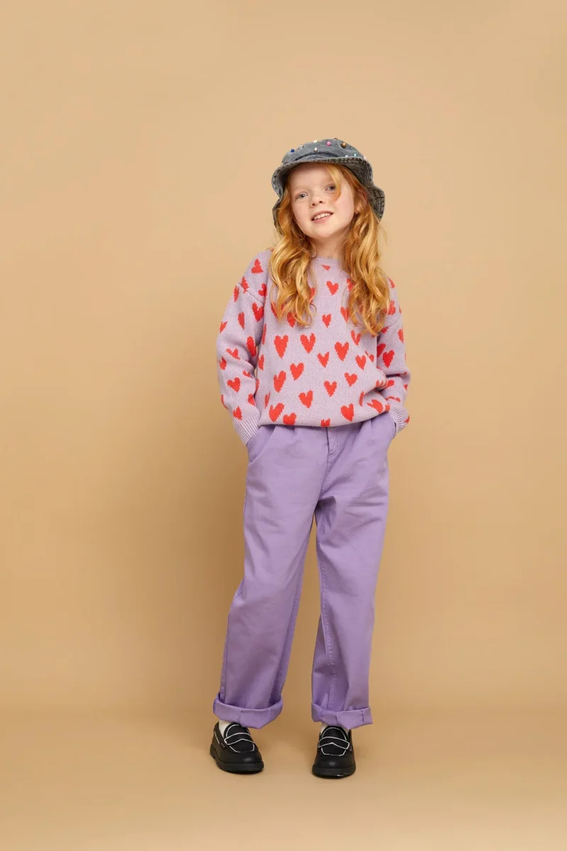 Pantalón denim chino Lavanda- SPROET & SPROUT - Imagen 3