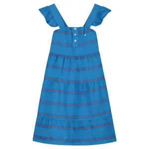 Vestido de rayas azul- BONMOT