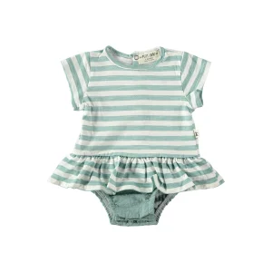Vestido con body de rayas- PETIT INDI