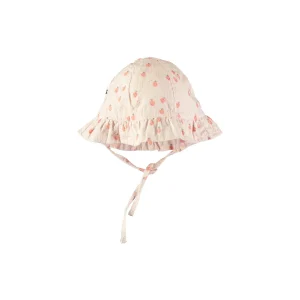 Gorro con volante estampado de fresas- PETIT INDI