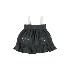 Vestido de tirantes a contraste- PETIT INDI