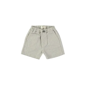 Bermudas cuadro vichy gris- PETIT INDI