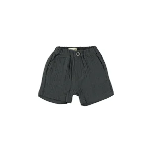 Bermudas de gasa negras- PETIT INDI