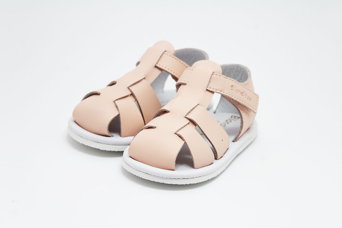 Sandalias niña rosa nude Blanditos by Crios BOGA - Imagen 4