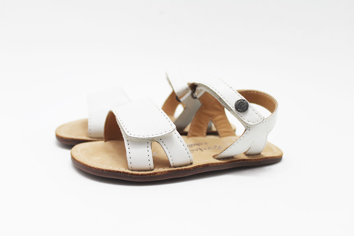 Sandalia barefoot niña blanco estilo clásico - Imagen 7