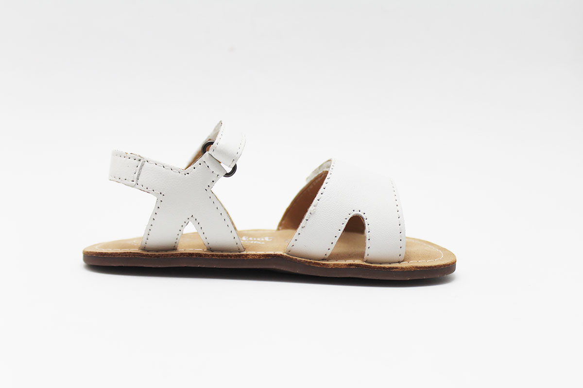 Sandalia barefoot niña blanco estilo clásico - Imagen 5