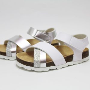 Sandalias bio tiras cruzadas niña
