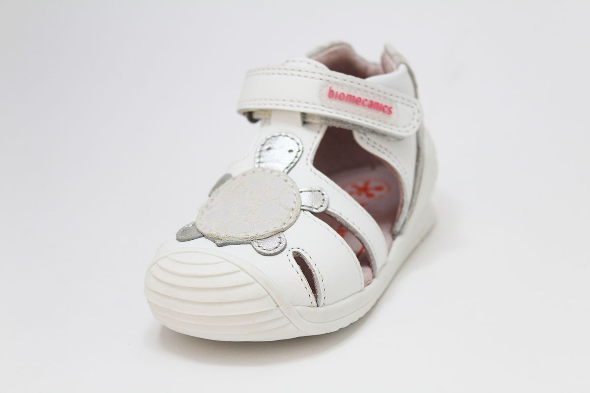 Sandalia blanca tortuga niña Biomecanics - Imagen 5