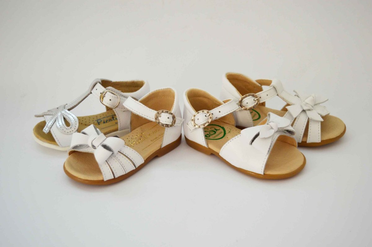 Sandalias blanca niña - Imagen 2