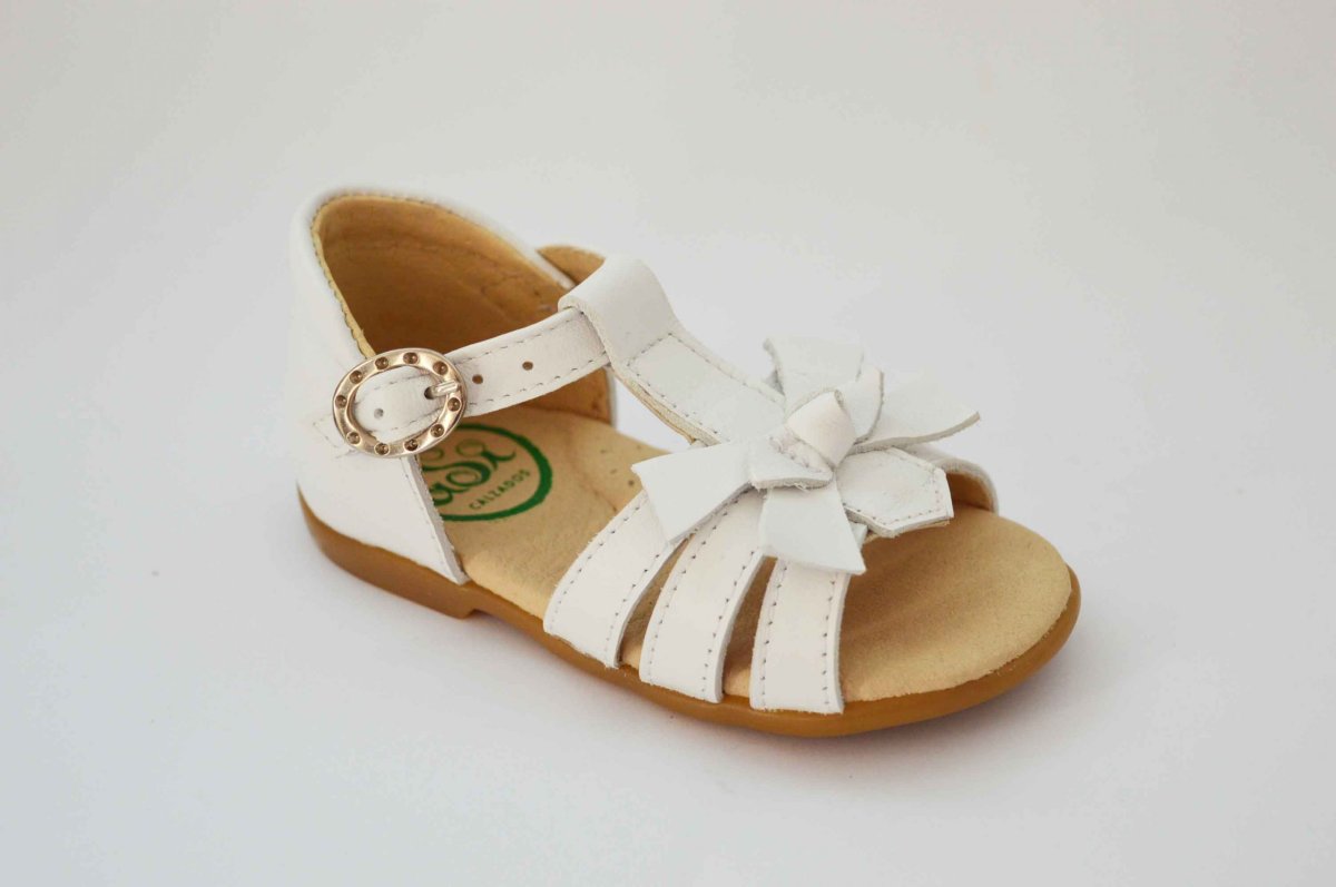 Sandalias blanca niña - Imagen 7