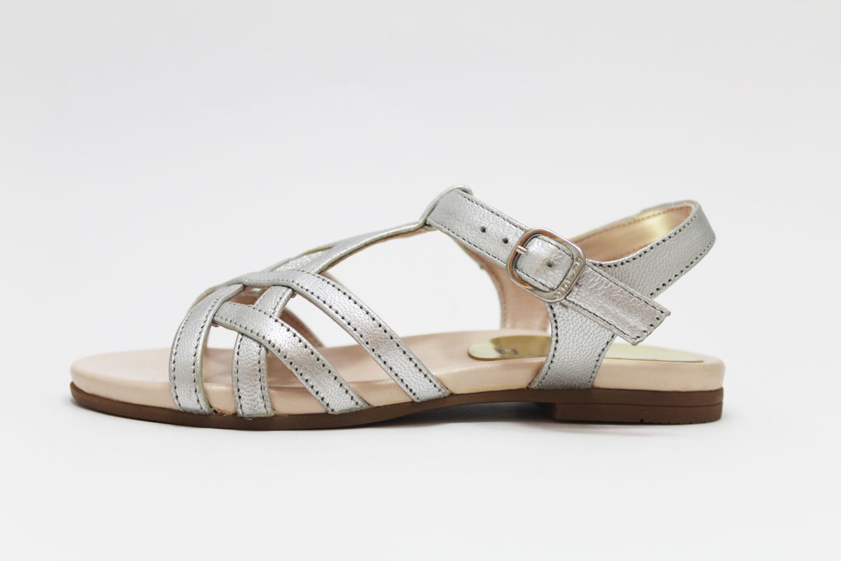 Sandalias ceremonia tiras hebilla niña Unisa - Imagen 5