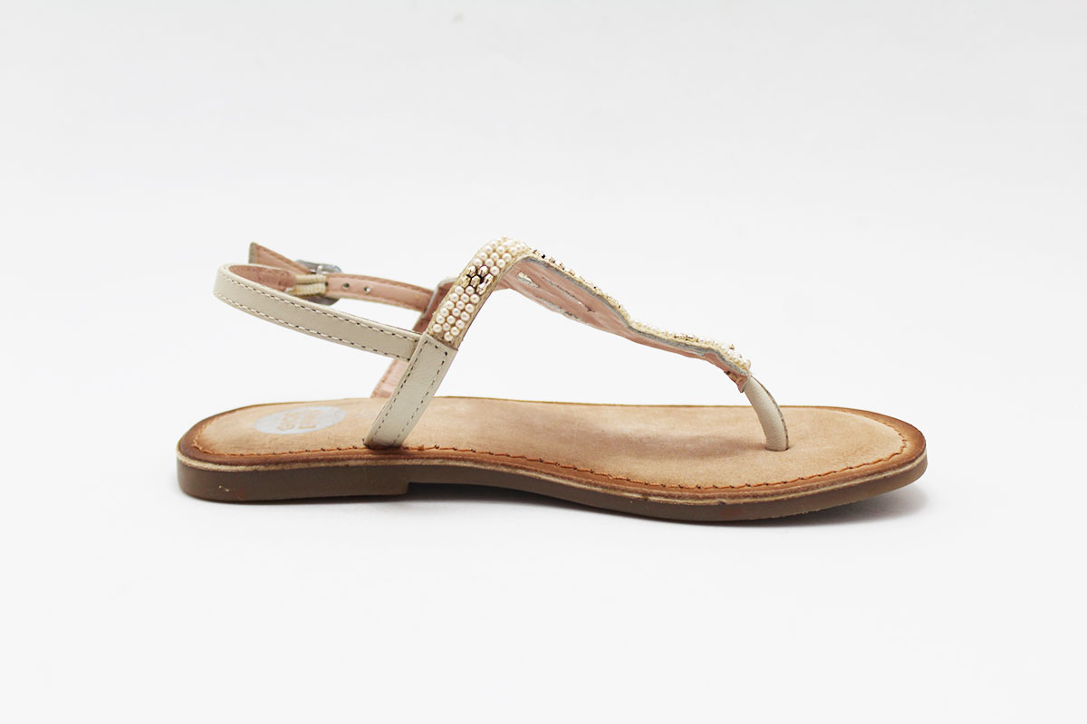 Sandalia perlas niña beige Gioseppo - Imagen 5