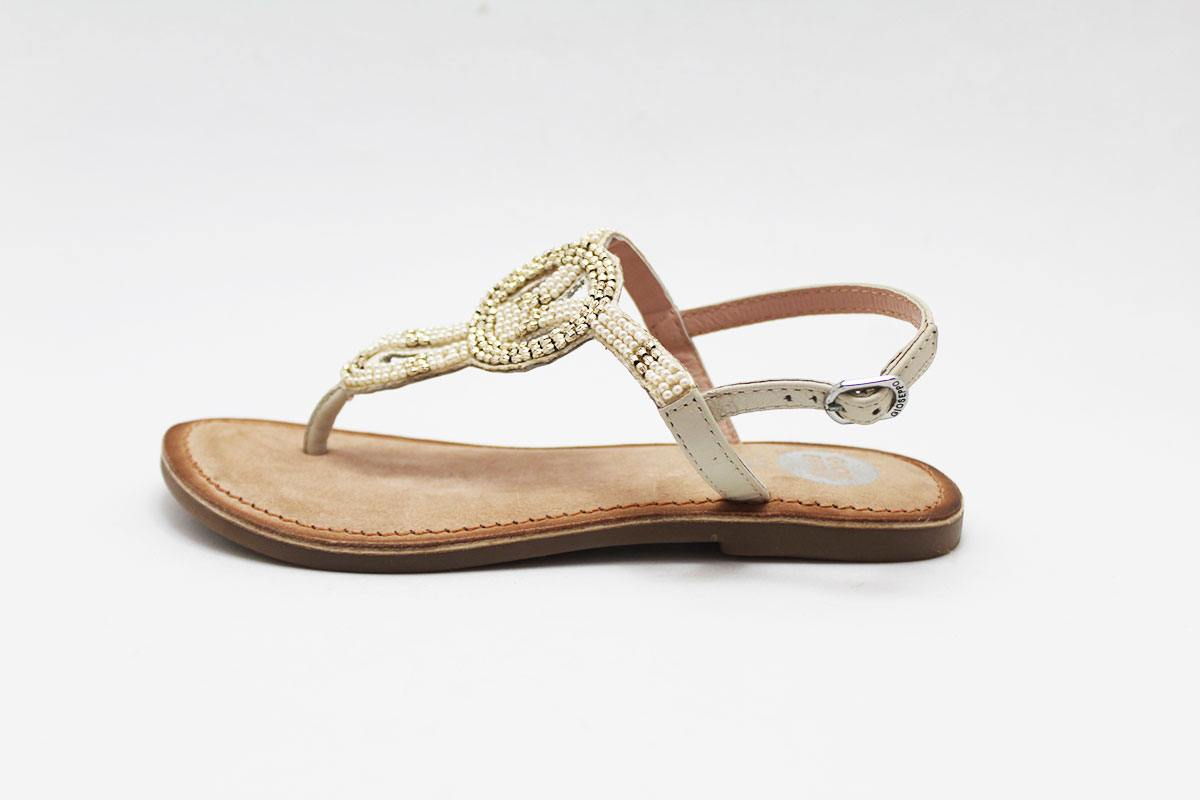 Sandalia perlas niña beige Gioseppo - Imagen 6