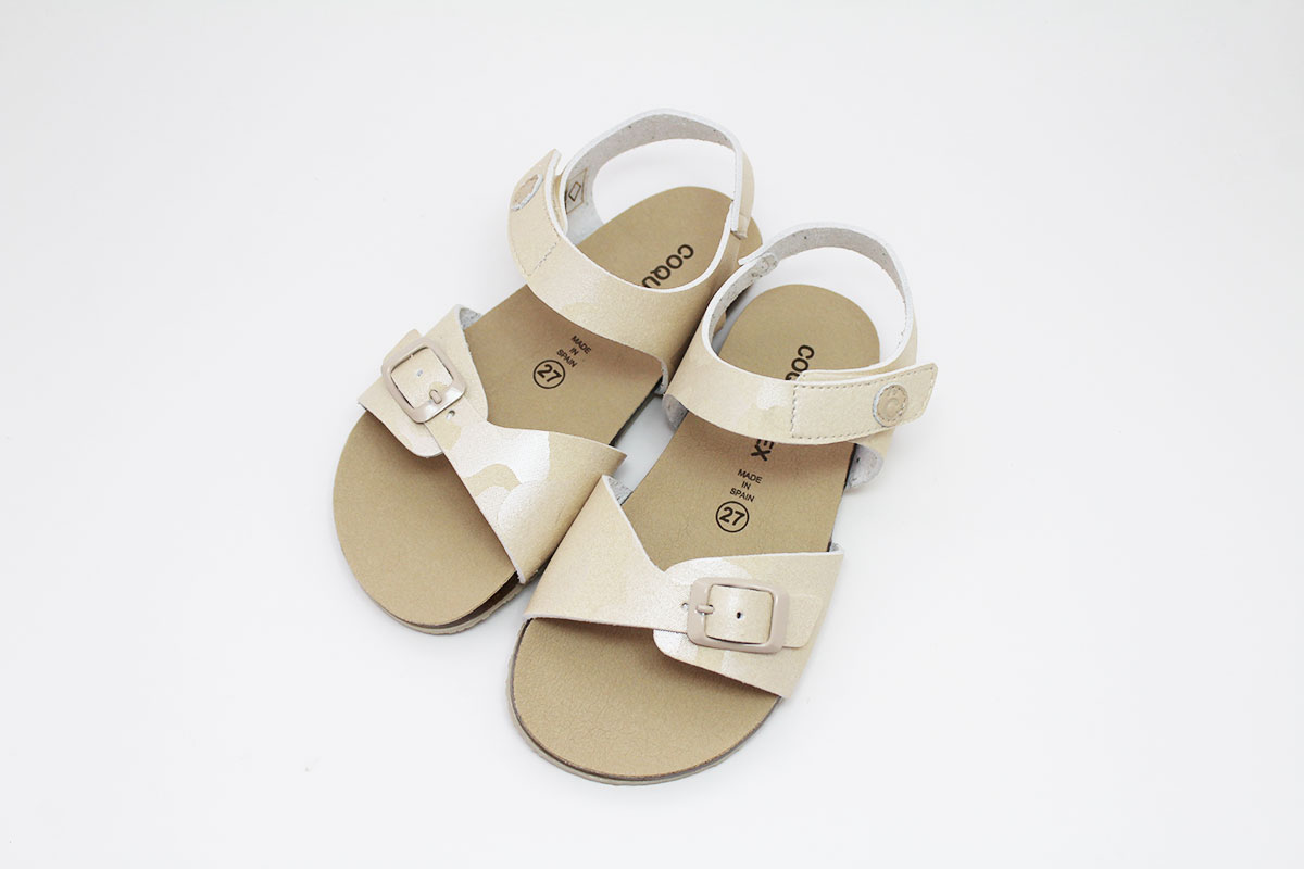 Sandalias respetuosas tipo bio Coqueflex estilo militar - Imagen 3