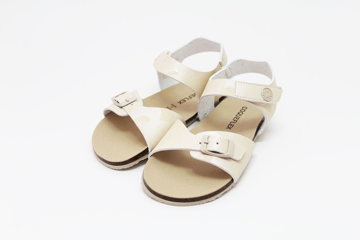 Sandalias respetuosas tipo bio Coqueflex estilo militar - Imagen 5