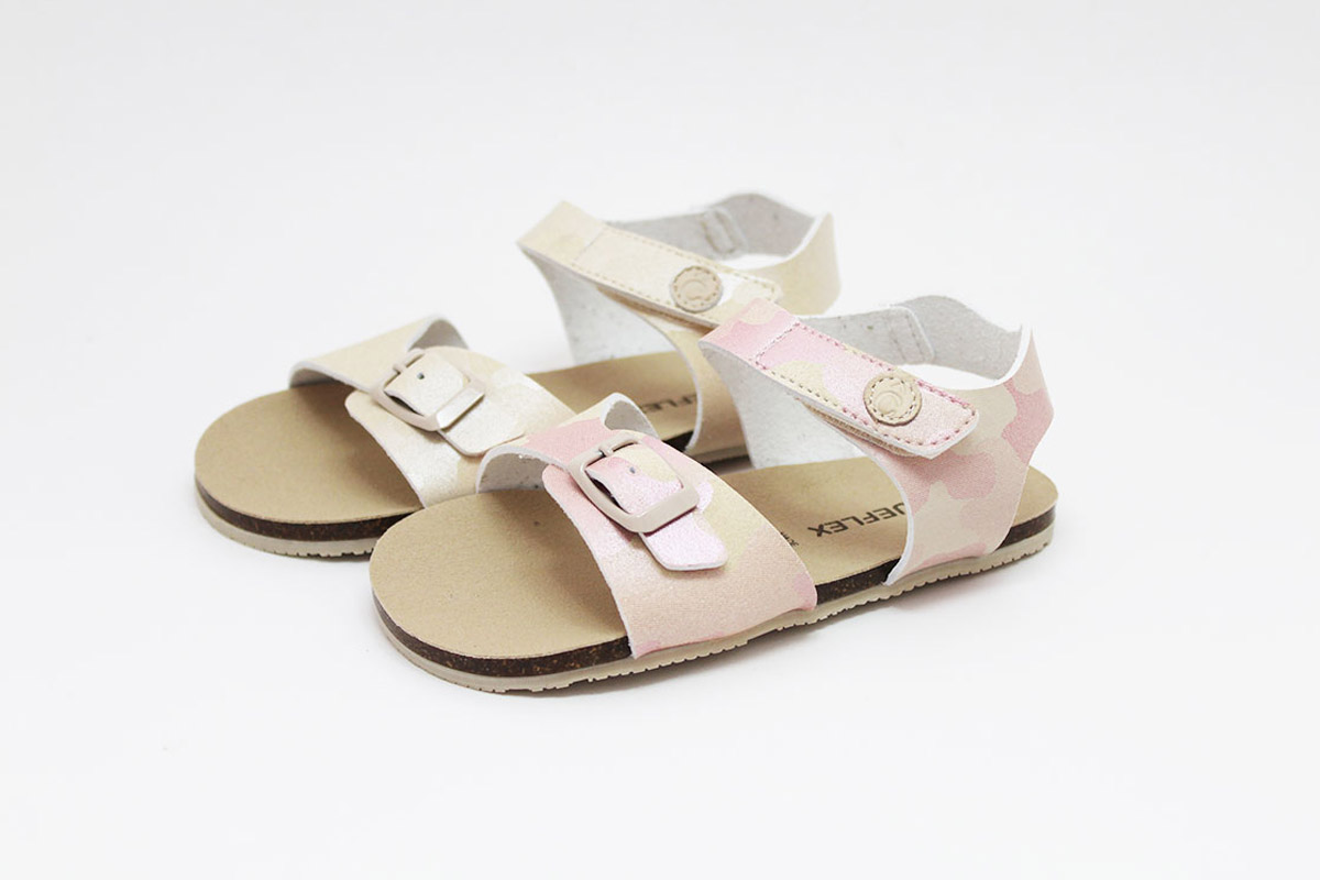 Sandalias respetuosas tipo bio Coqueflex estilo militar