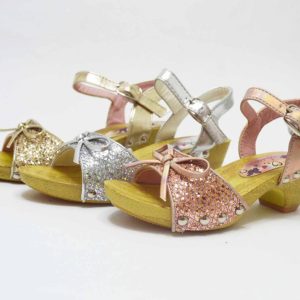 Sandalias zueco niña