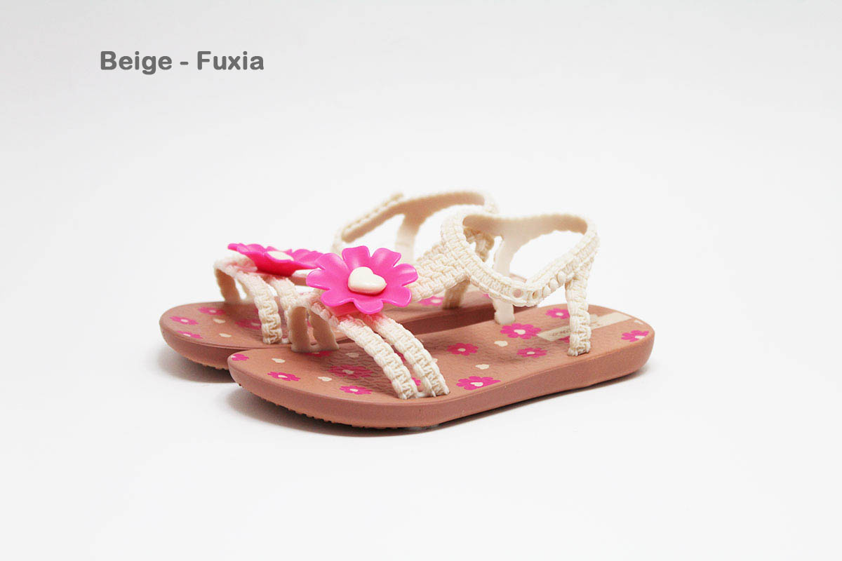 Sandalia Ipanema niña flor corazon - Imagen 7