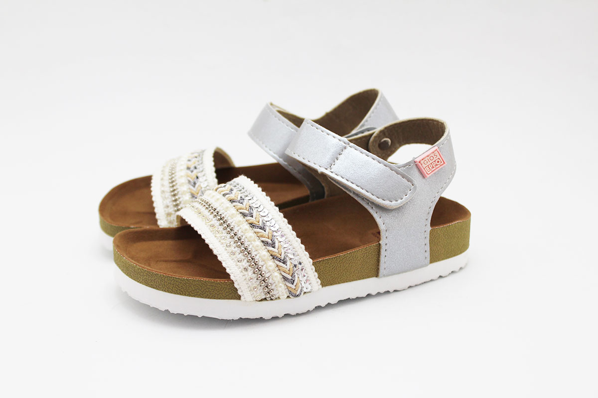 Sandalias anatomica perlitas blanco niña - Imagen 2