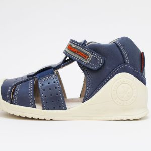 Sandalia azul jeans niño Biomecanics