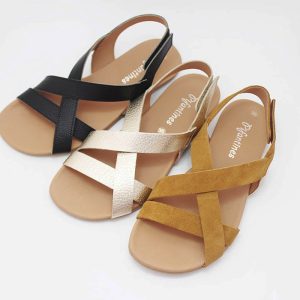 Sandalias barefoot mujer tiras