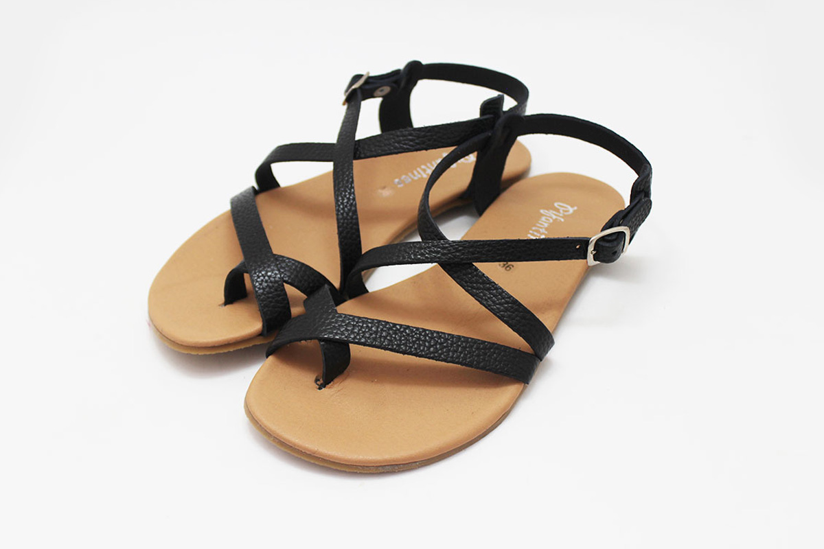 Sandalias barefoot mujer tiras entrelazadas - Imagen 3