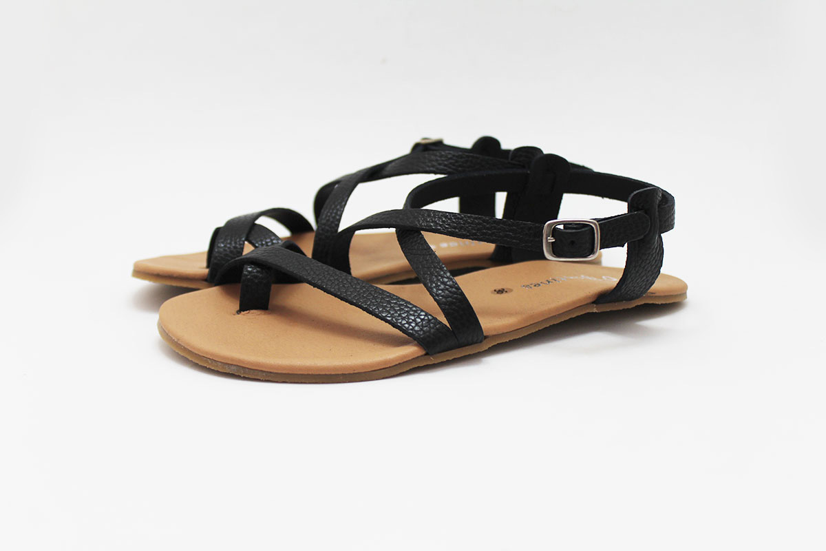 Sandalias barefoot mujer tiras entrelazadas - Imagen 4